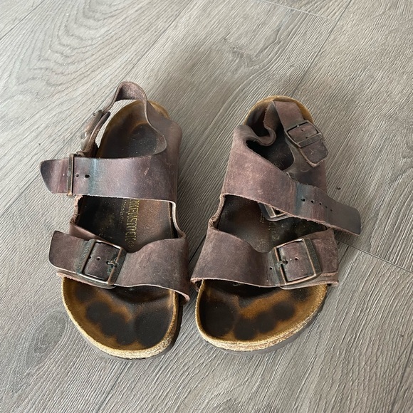 Brown Birkenstocks -brown leather - Picture 2 of 2